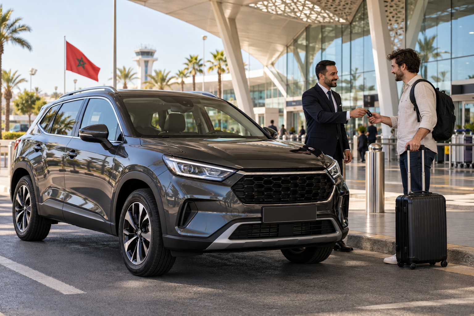 Louer une voiture à l’aéroport de Casablanca : de la réservation à la remise des clés